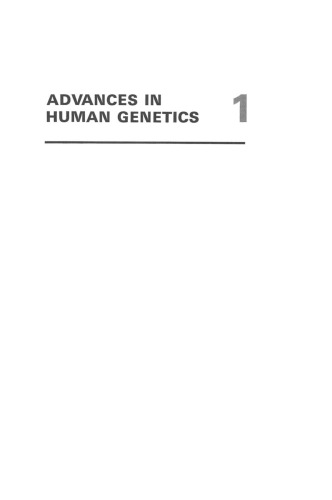 Advances in Human Genetics 1