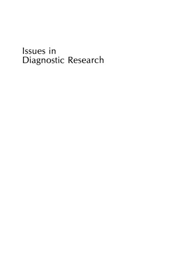 Issues in Diagnostic Research