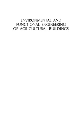 Environmental and Functional Engineering of Agricultural Buildings