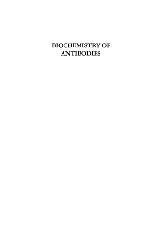 Biochemistry of Antibodies