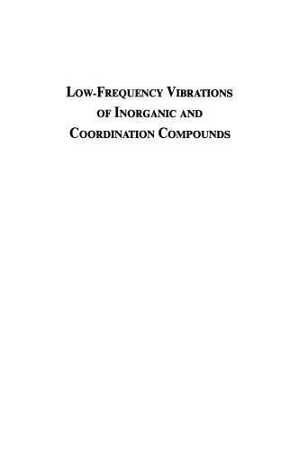 Low-Frequency Vibrations of Inorganic and Coordination Compounds
