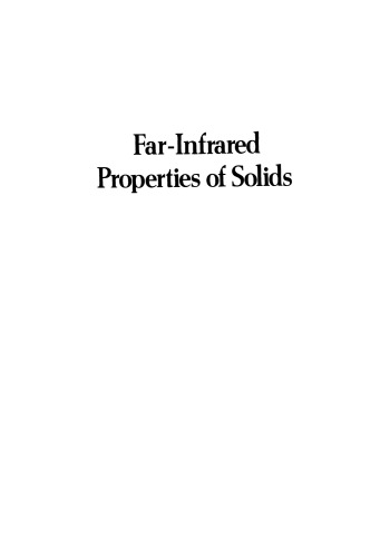 Far-Infrared Properties of Solids: Proceedings of a NATO Advanced Study Institute, held in Delft, Netherland, August 5–23, 1968