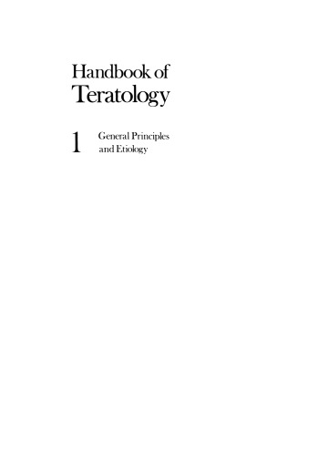 General Principles and Etiology