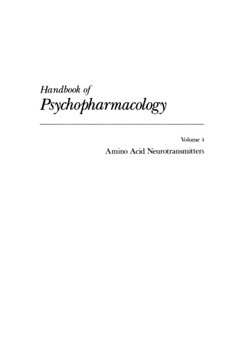Amino Acid Neurotransmitters
