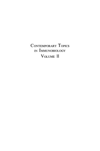 Contemporary Topics in Immunobiology