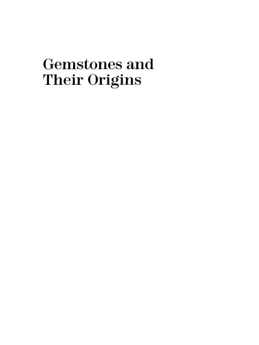 Gemstones and Their Origins