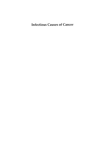 Infectious Causes of Cancer: Targets for Intervention