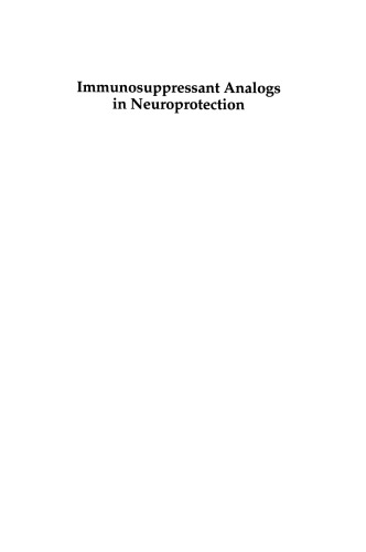 Immunosuppressant Analogs in Neuroprotection