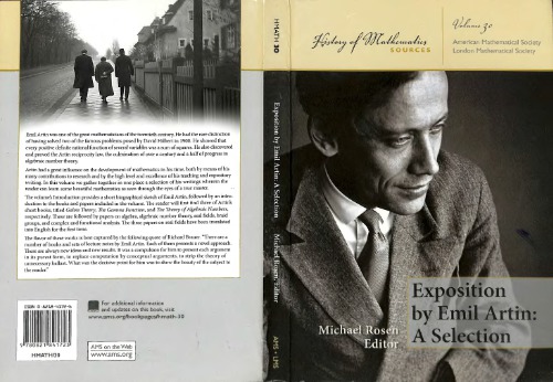 Exposition by Emil Artin.
