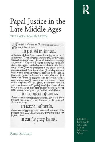 Papal Justice in the Late Middle Ages