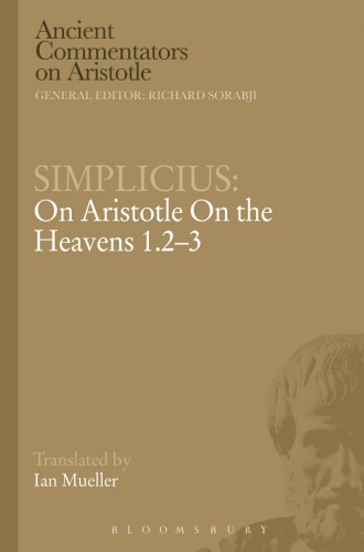 On Aristotle on the heavens 1.3-4
