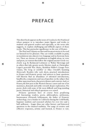 Homer: A Guide for the Perplexed