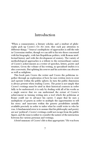 Reading Cicero