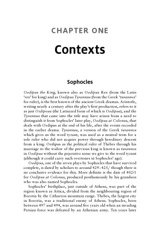 Sophocles' Oedipus the King