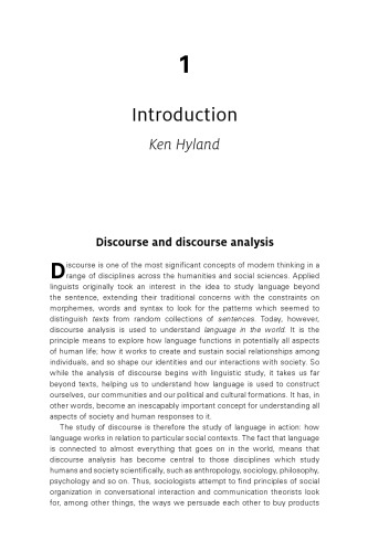Discourse Studies Reader: Essential excerpts