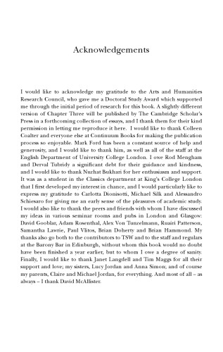 Chance and the Modern British Novel: From Henry Green to Iris Murdoch