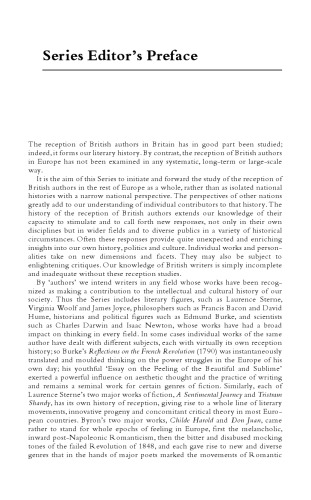 The Reception of H. G. Wells in Europe