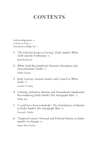Reading Zadie Smith: The First Decade and Beyond