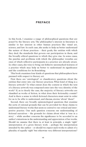 Aesthetics and Literature