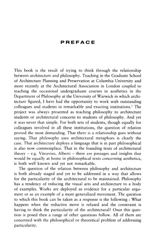 Architectural Philosophy
