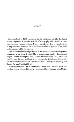 Jacques Derrida: A Biography