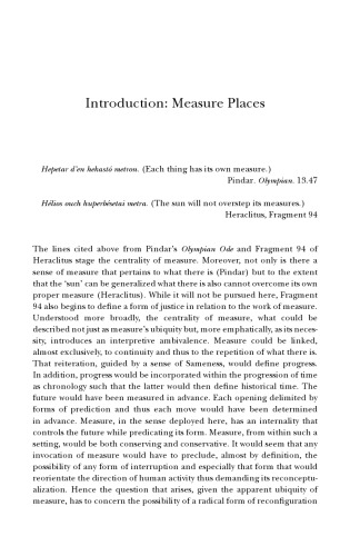 Place, Commonality and Judgment: Continental Philosophy and the Ancient Greeks