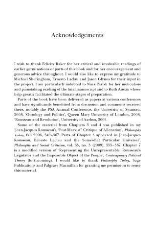 Rousseau and Radical Democracy