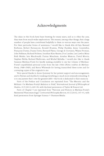 Merleau-Ponty's Existential Phenomenology and the Realization of Philosophy