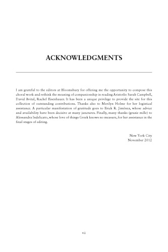 The Bloomsbury Companion to Aristotle
