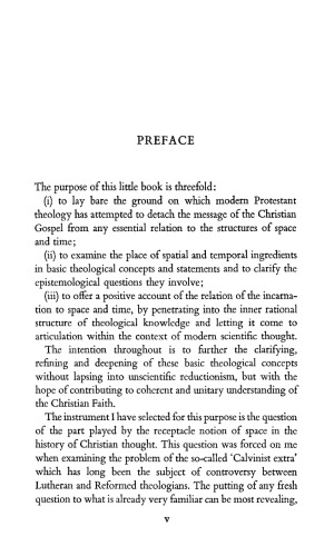 Space, Time and Incarnation