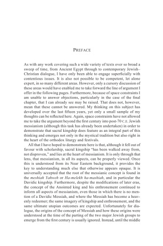 Concept of the Messiah in the Scriptures of Judaism and Christianity