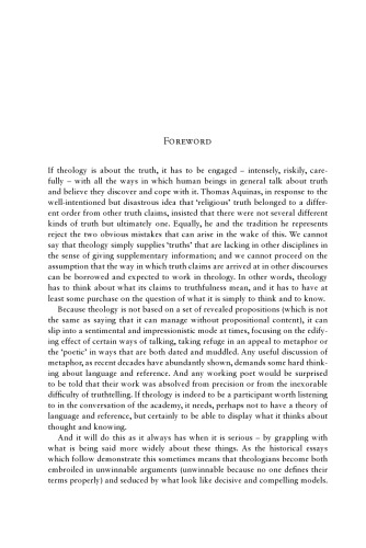 Theology and Philosophy: Faith and Reason