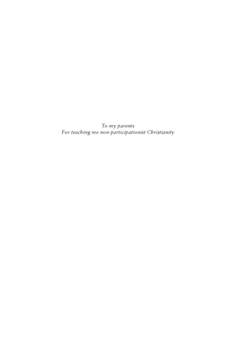 Trinitarian Theology beyond Participation: Augustine's De Trinitate and Contemporary Theology