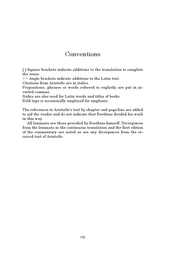 Boethius: On Aristotle on Interpretation 4–6