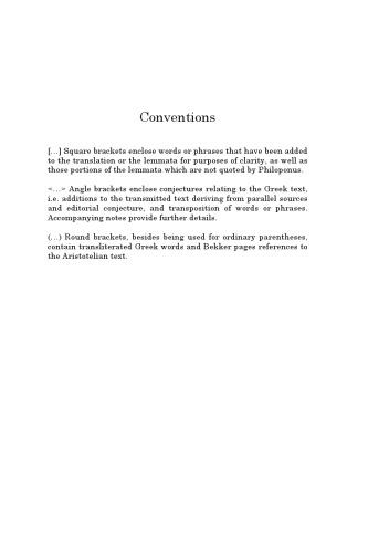 Philoponus: On Aristotle Meteorology 1.4-9, 12