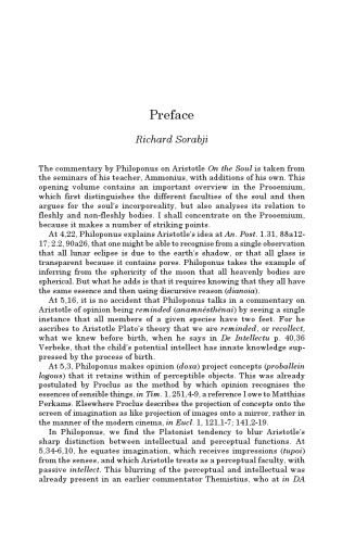 Philoponus: On Aristotle On the Soul 1.1-2
