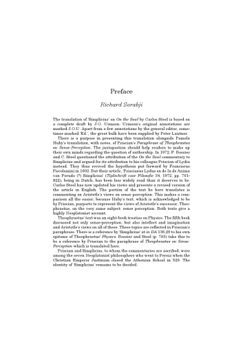 Priscian: On Theophrastus on Sense-Perception with ‘Simplicius’: On Aristotle On the Soul 2.5-12