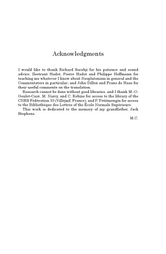 Simplicius: On Aristotle Categories 1-4