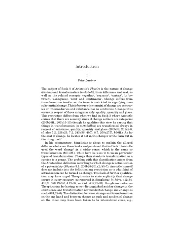 Simplicius: On Aristotle Physics 5