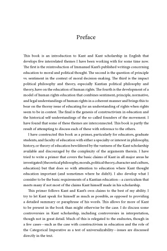 Kant’s Philosophy