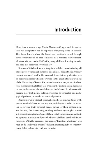 Maria Montessori: A Critical Introduction to Key Themes and Debates