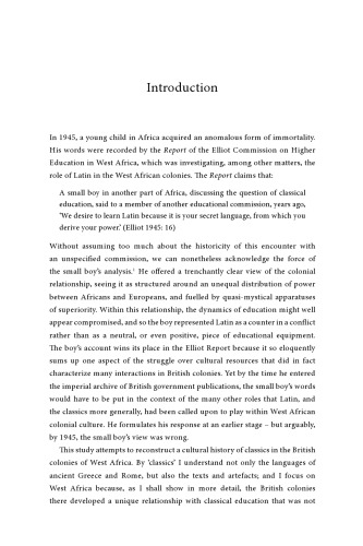 ‘Your Secret Language’: Classics in the British Colonies of West Africa