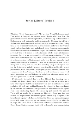 Joyce, T.S. Eliot, Auden, Beckett: Great Shakespeareans: Volume XII