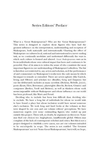 Welles, Kurosawa, Kozintsev, Zeffirelli: Great Shakespeareans: Volume XVII