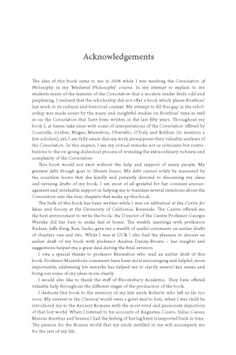 Boethius’ Consolation of Philosophy as a Product of Late Antiquity