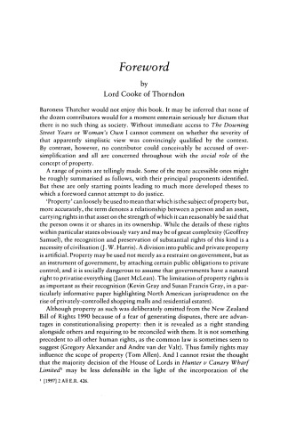 Property and the Constitution