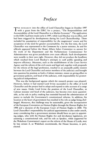 The Office of Lord Chancellor