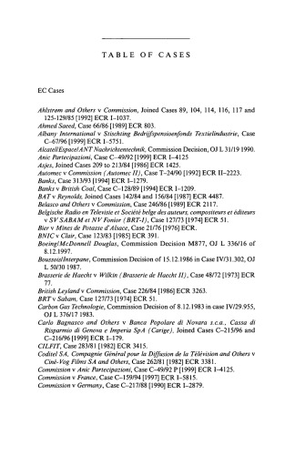 European Competition Law Annual 2000: The Modernisation of EC Antitrust Policy