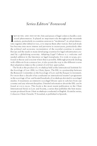 Adapting Legal Cultures