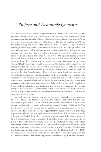 Money Laundering Law: Forfeiture, Confiscation, Civil Recovery, Criminal Laundering and Taxation of the Proceeds of Crime